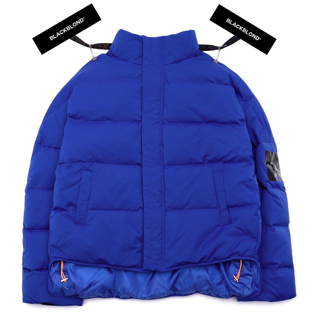 BBD Patch Duck Down Short Padding Jacket (Blue)
