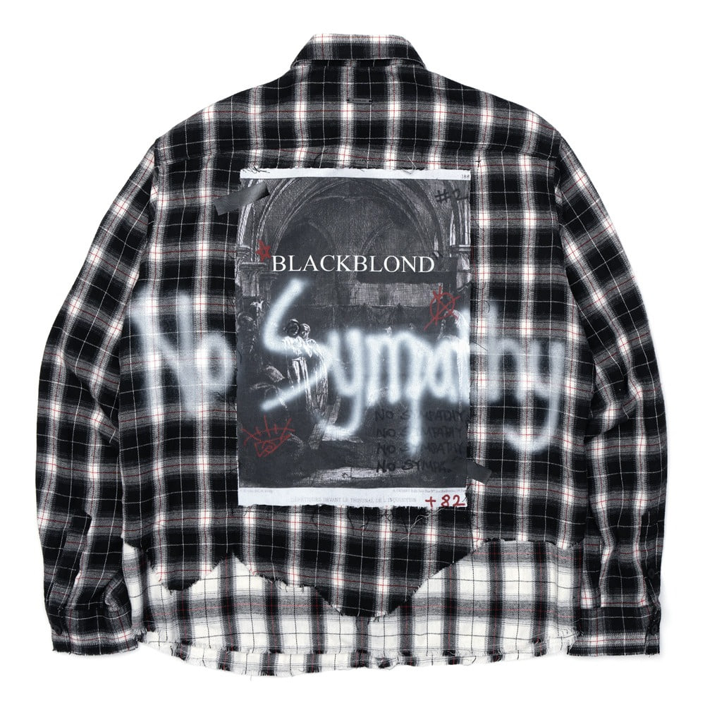 BBD No Sympathy Layered Check Shirt (Black)