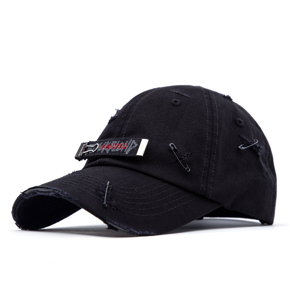 BBD Ripped Custom +82 Velcro Patch Logo Cap (Black)