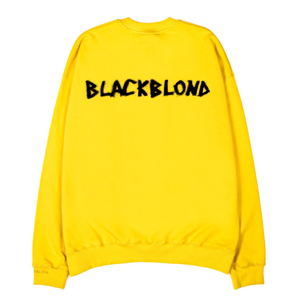 BBD Graffiti Logo Crewneck Sweatshirt (Yellow)