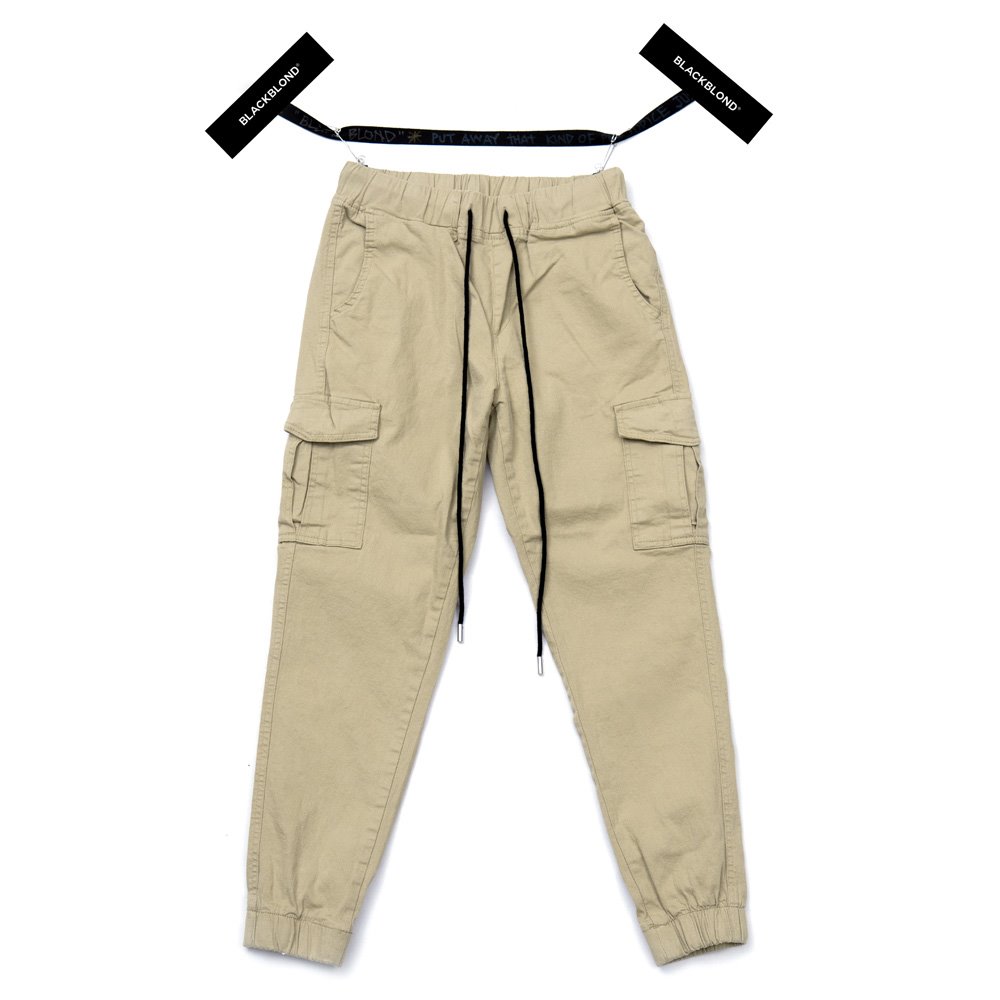 BBD Basic Cargo Jogger Pants (Beige)