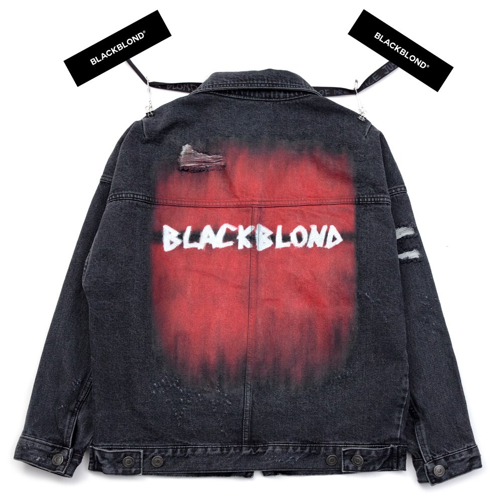 BBD The Last Blood Denim Jacket (Charcoal)