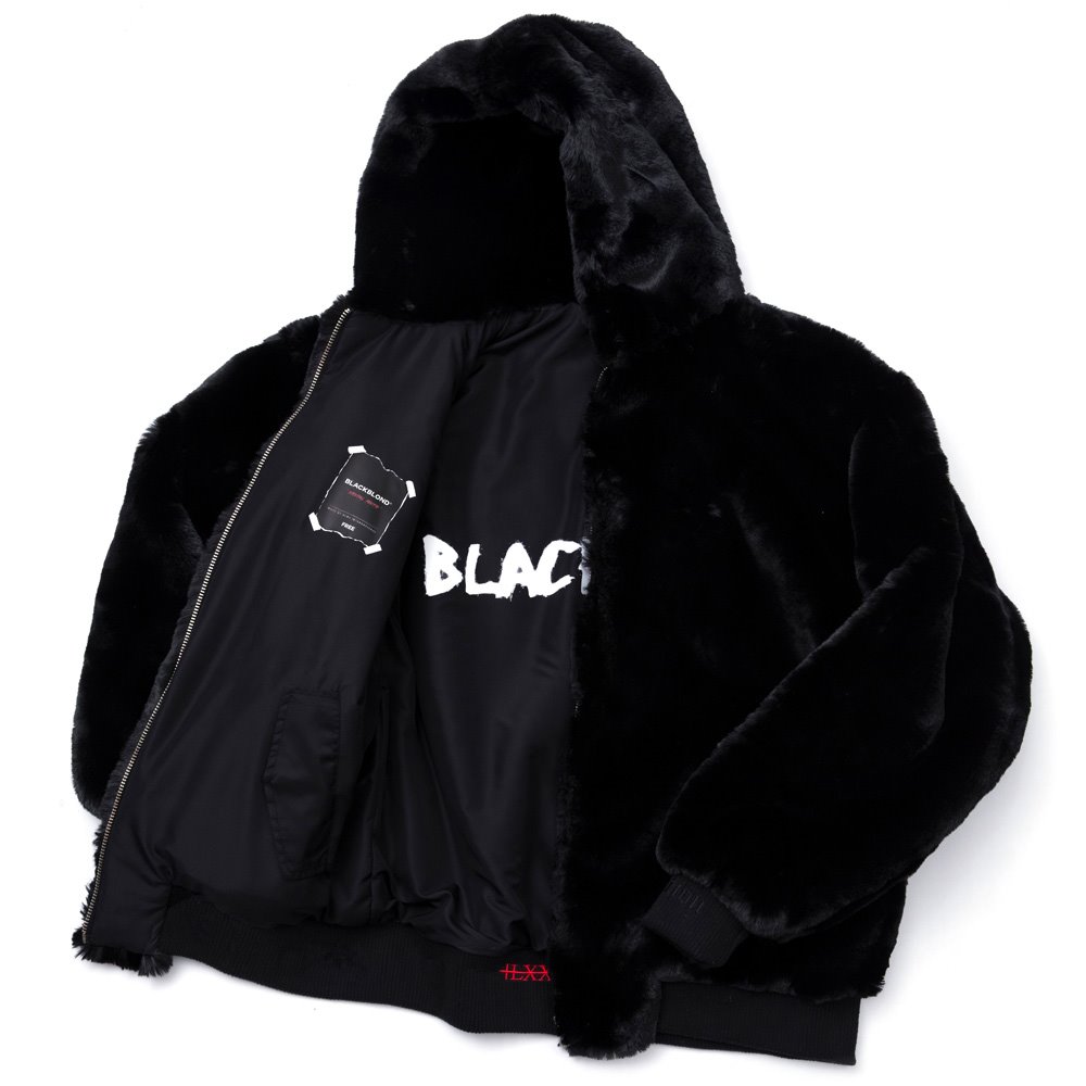 BBD Reversible Fur Hood Jacket (Black)